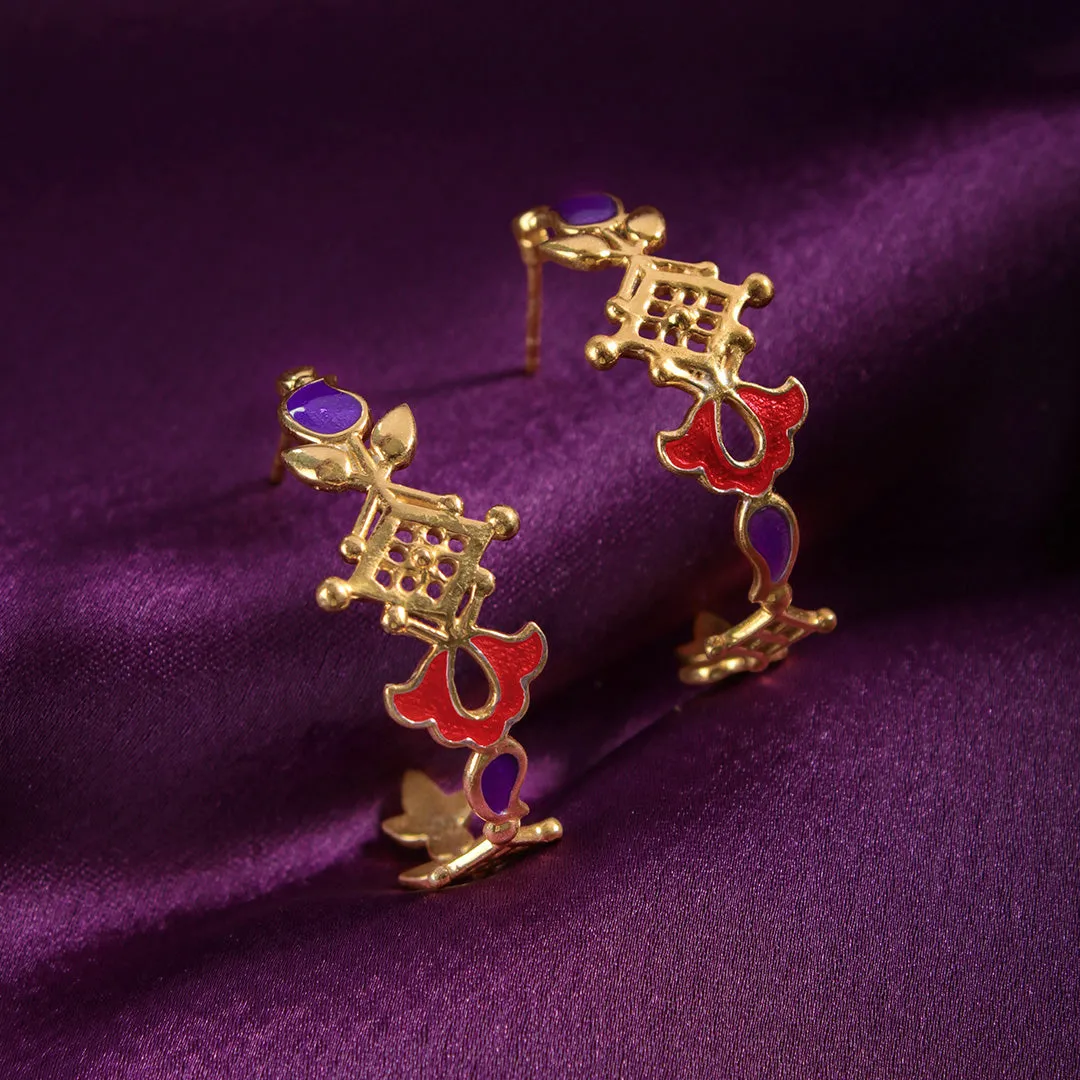 Buti Hoop Silver Earrings By Moha