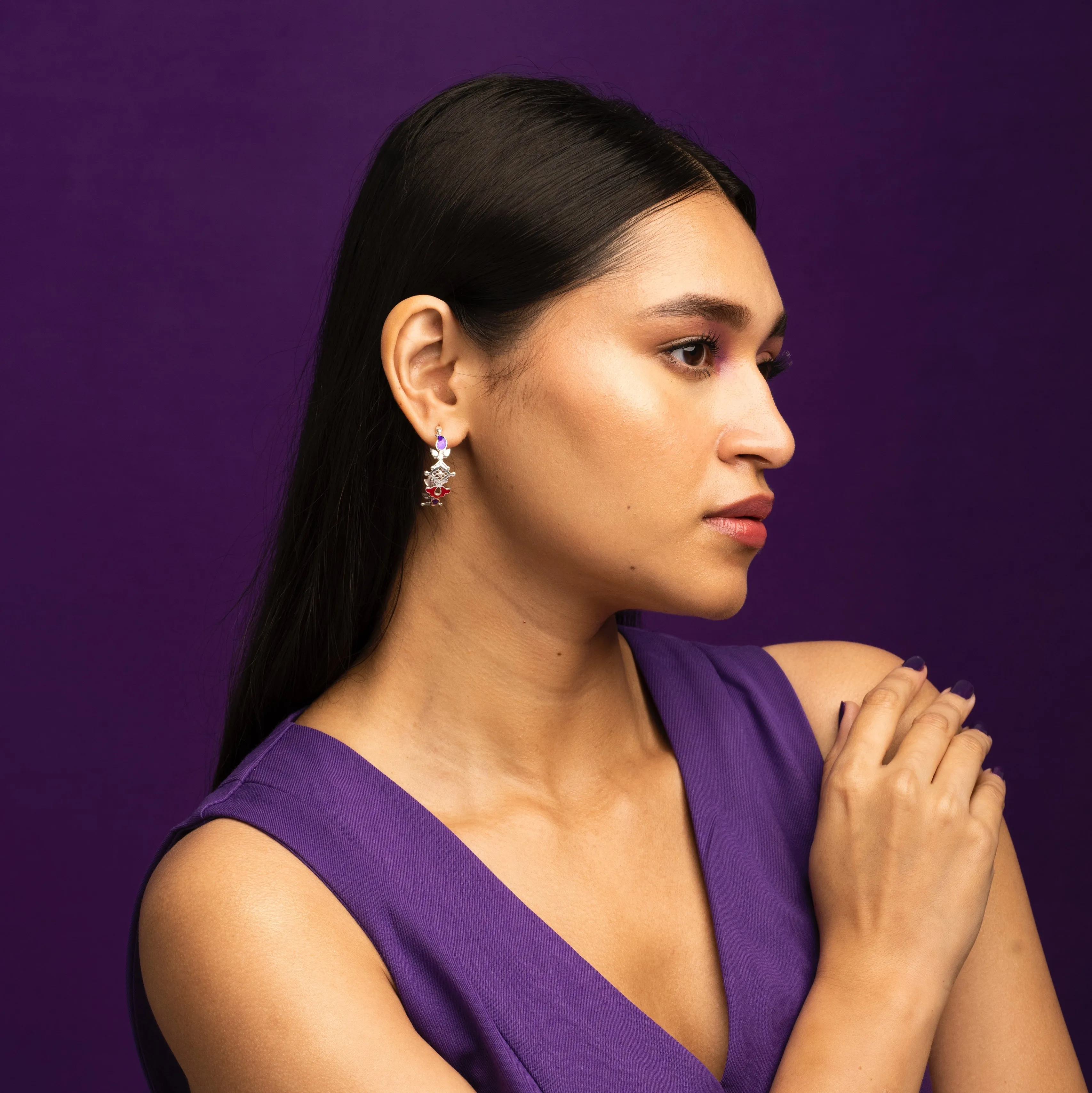 Buti Hoop Silver Earrings By Moha