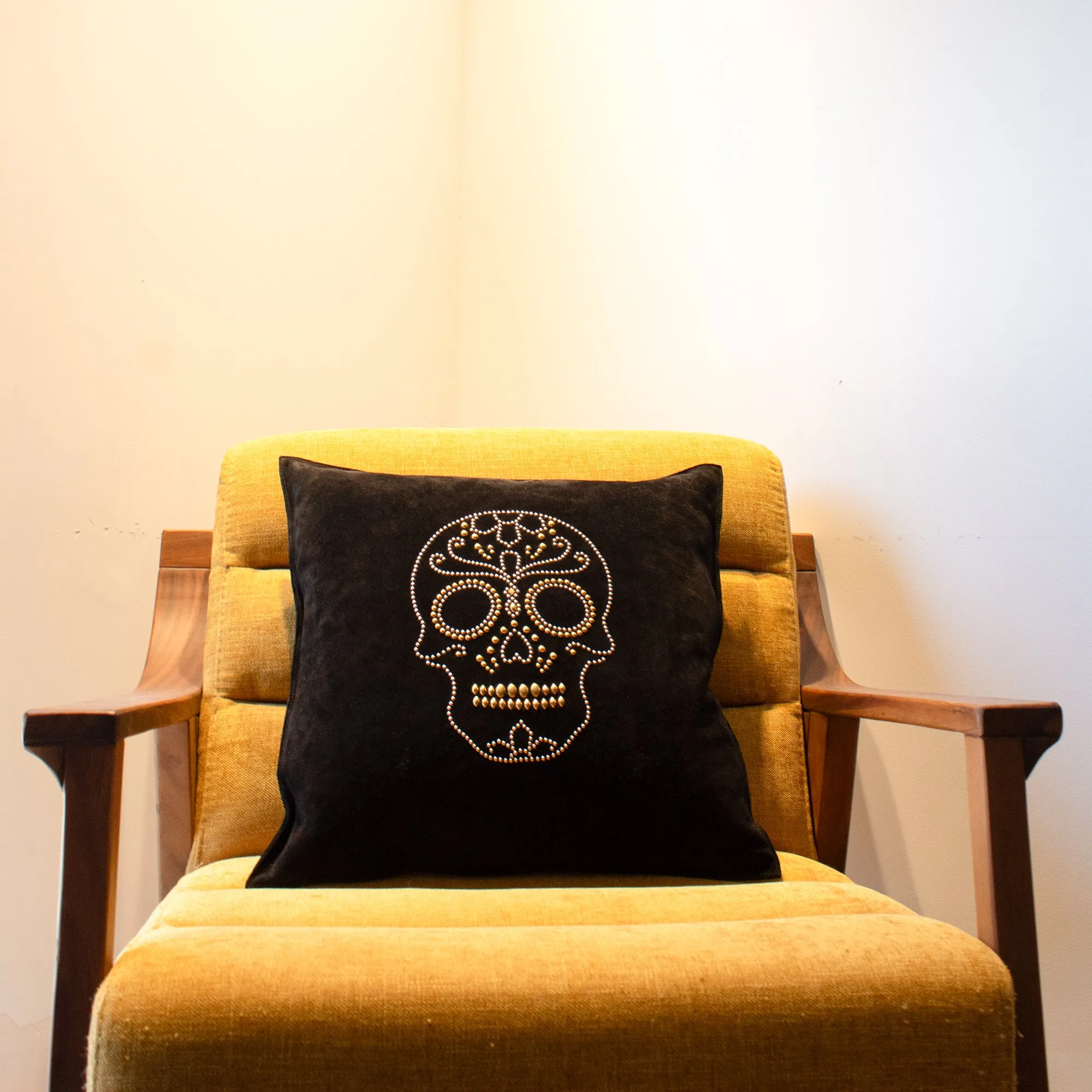 Calavera Pillow (Includes pillow insert) 20" x 20"