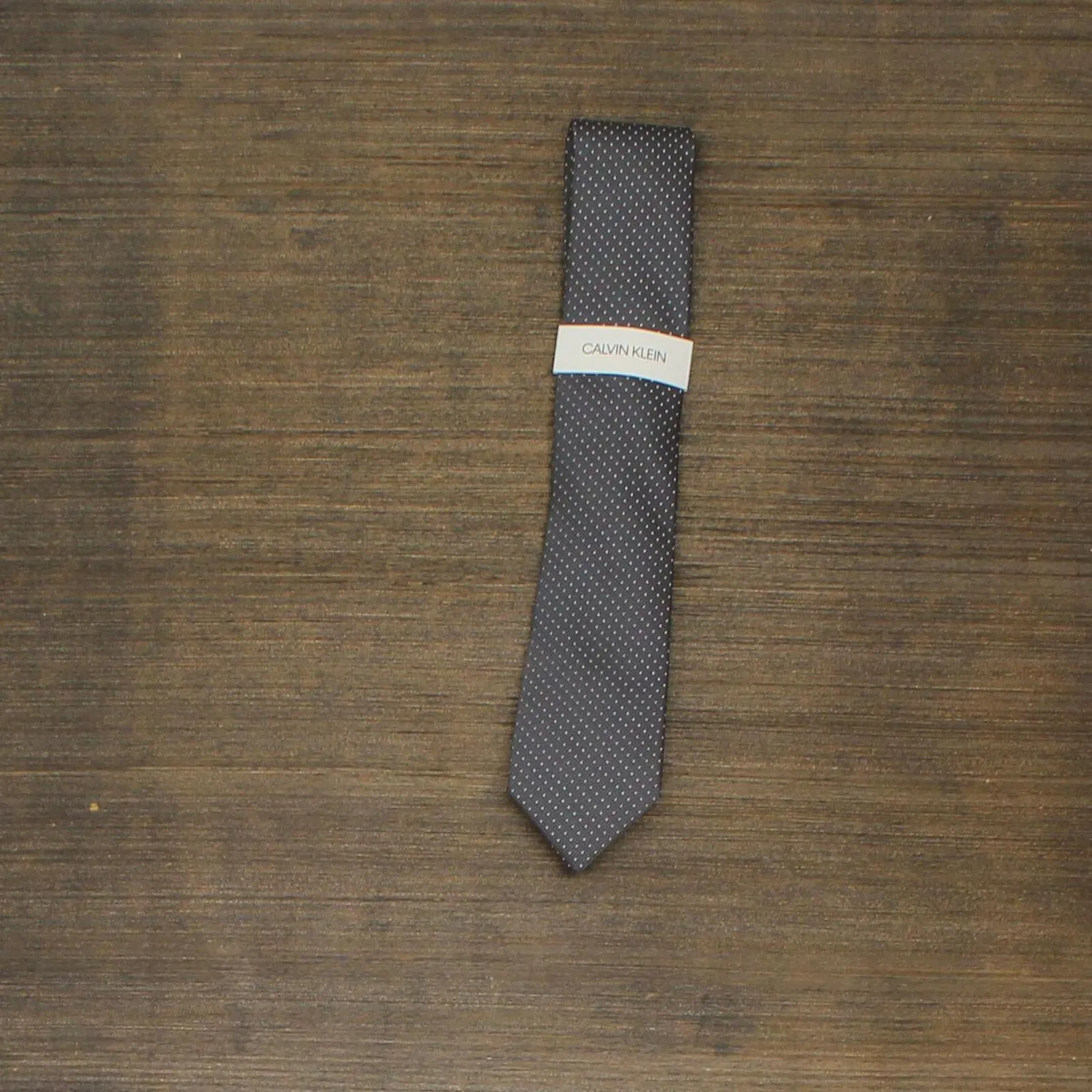 Calvin Klein Men's Slim Textured Dobby Dot Tie K7993303