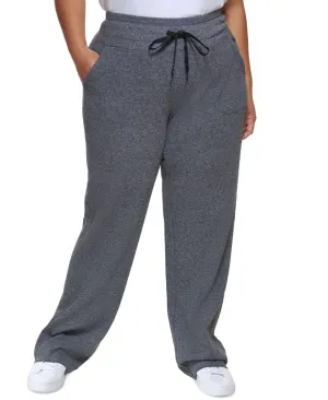 Calvin Klein Performance Plus Size Thermal Pants PF1X7584 Gray 3X