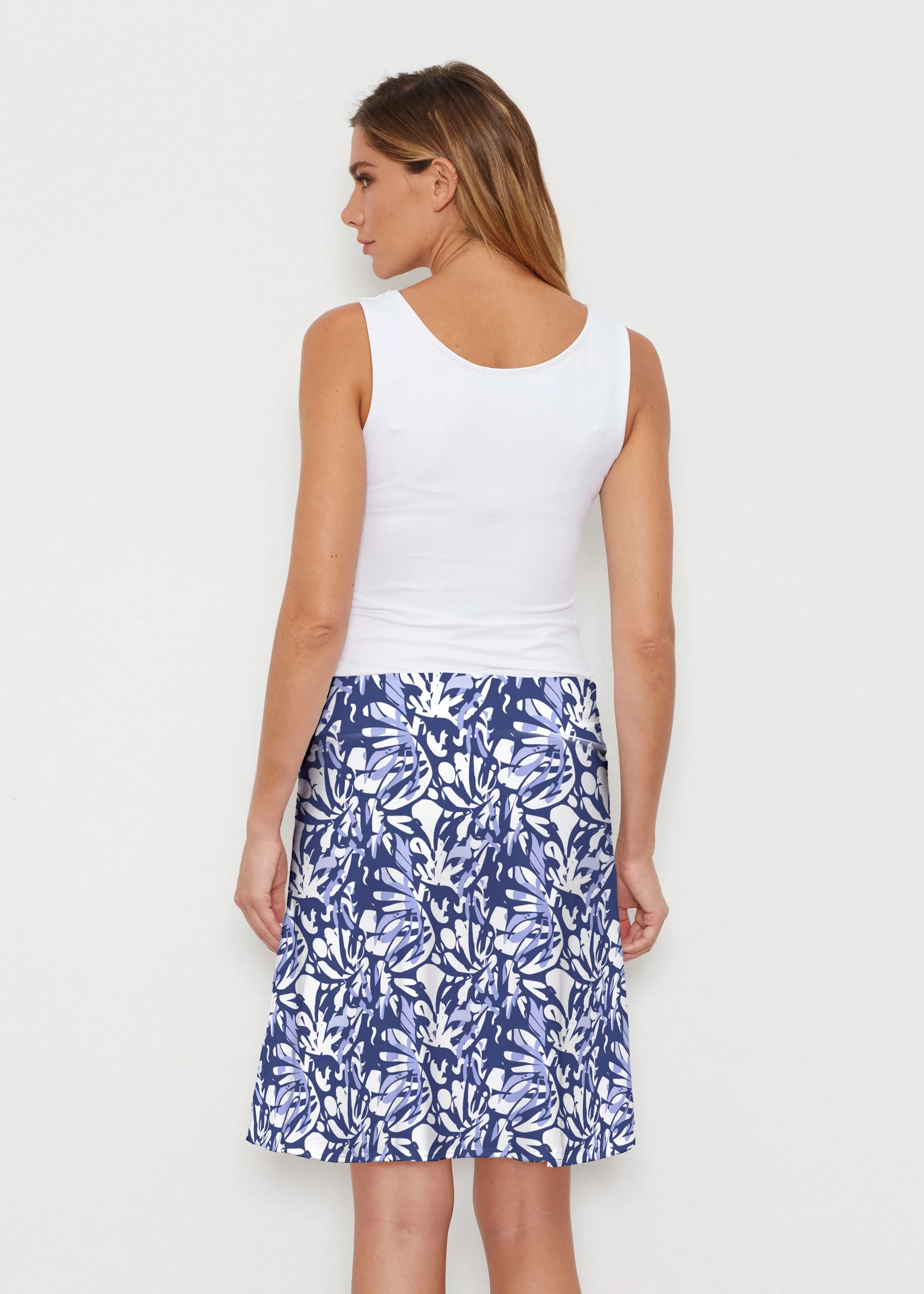 Camouflage Dots (7879) ~ Silky Brenda Skirt 21 inch