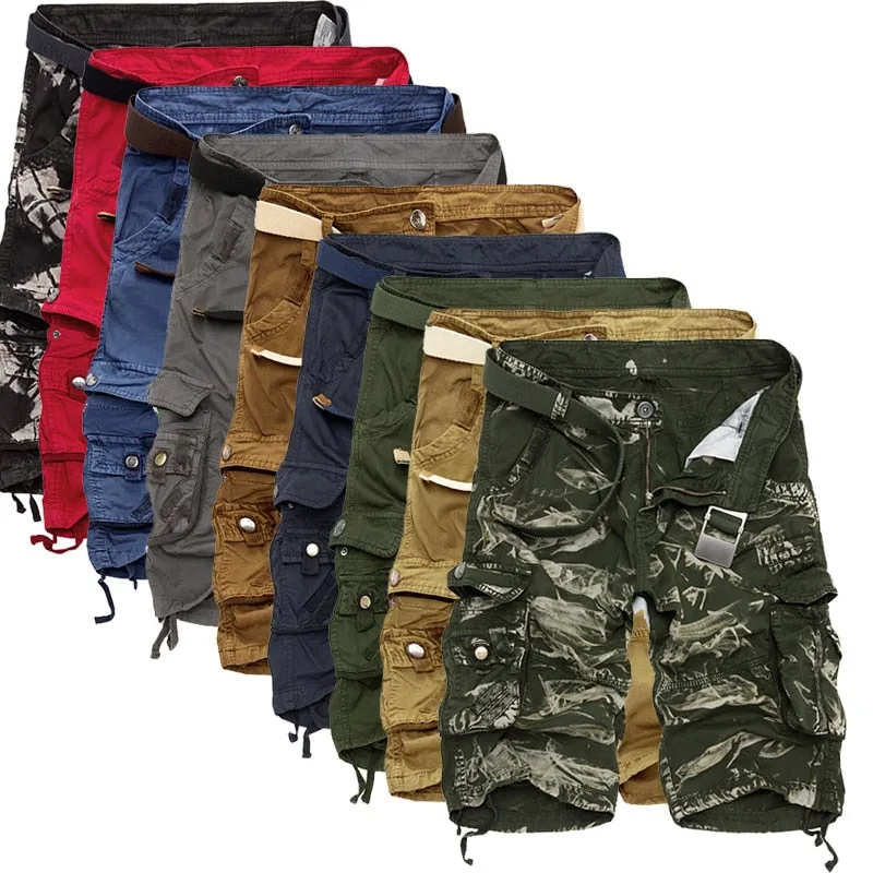 Camouflage Pure Cotton  Comfortable Men's  Shorts