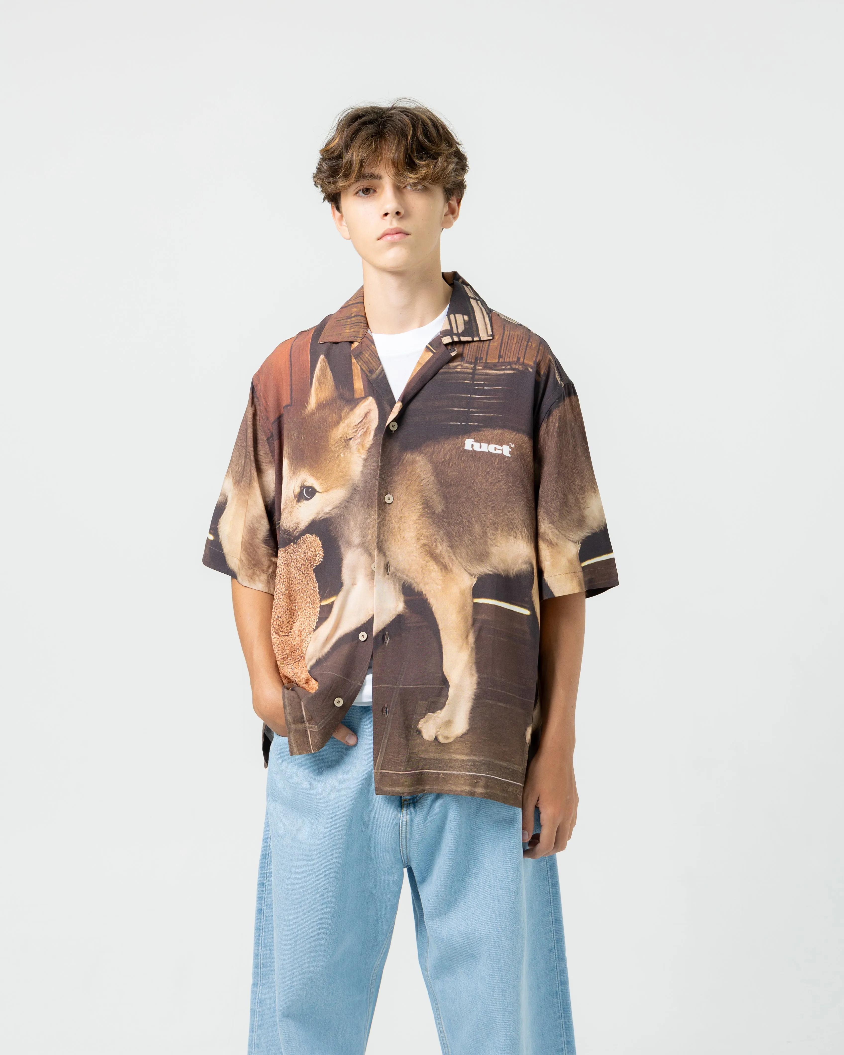 Camp Collar Shirt | Brown