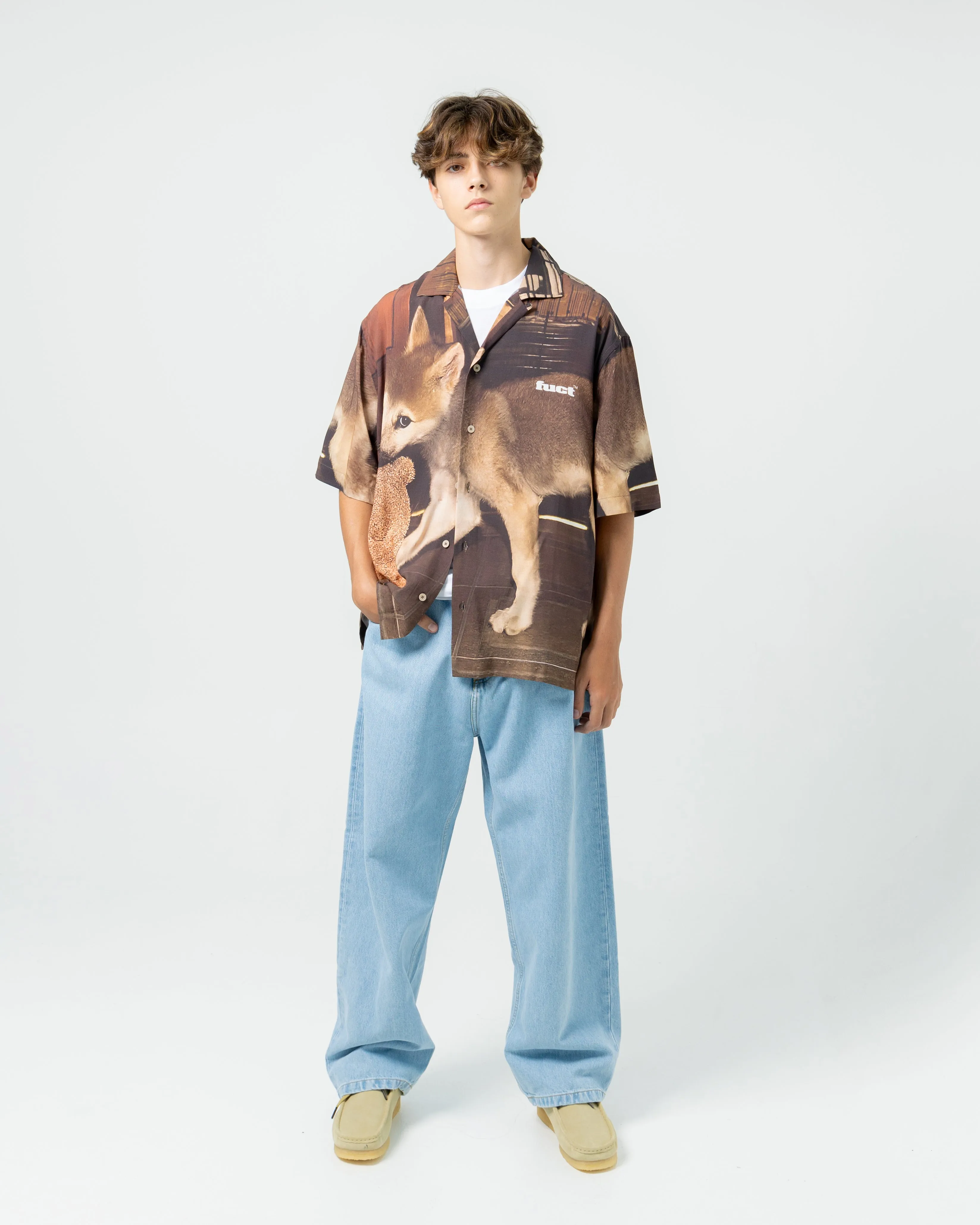Camp Collar Shirt | Brown