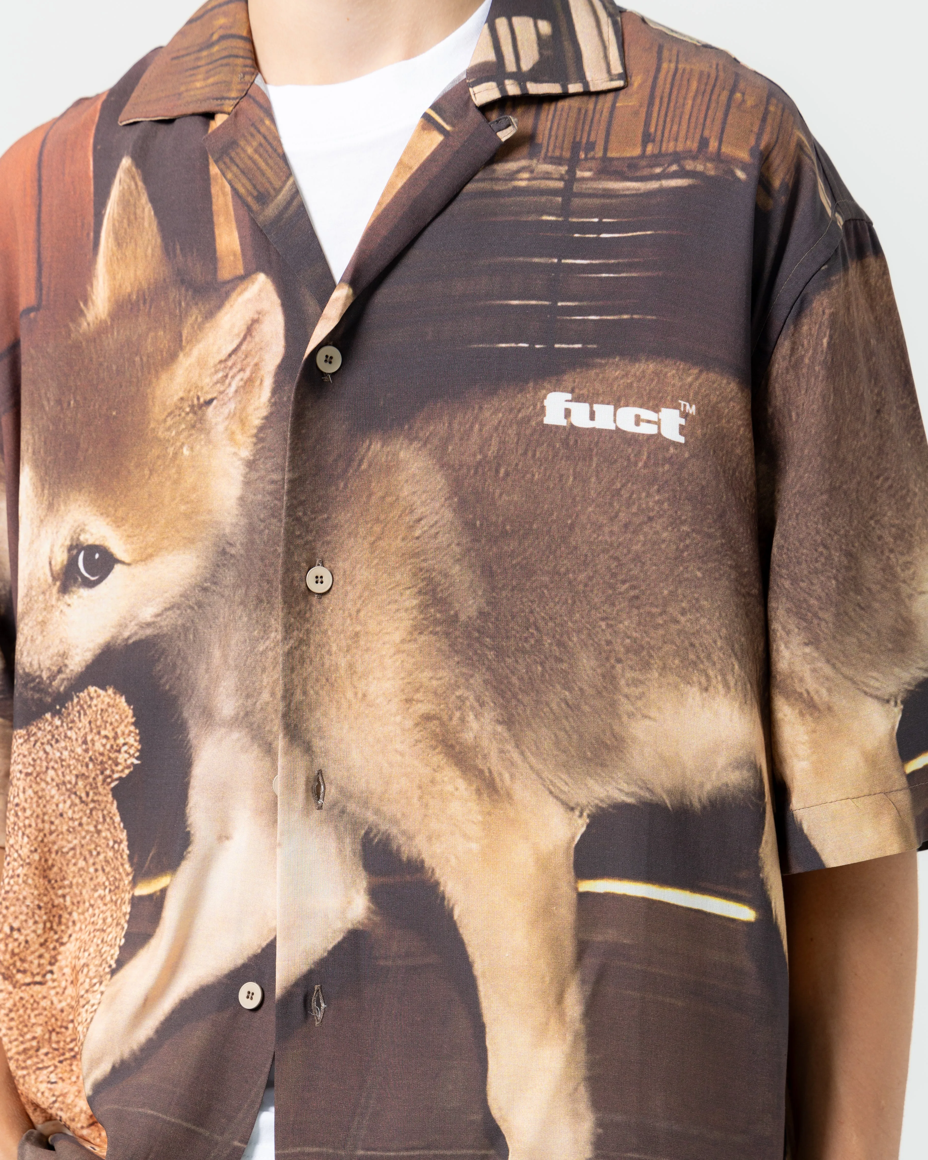 Camp Collar Shirt | Brown