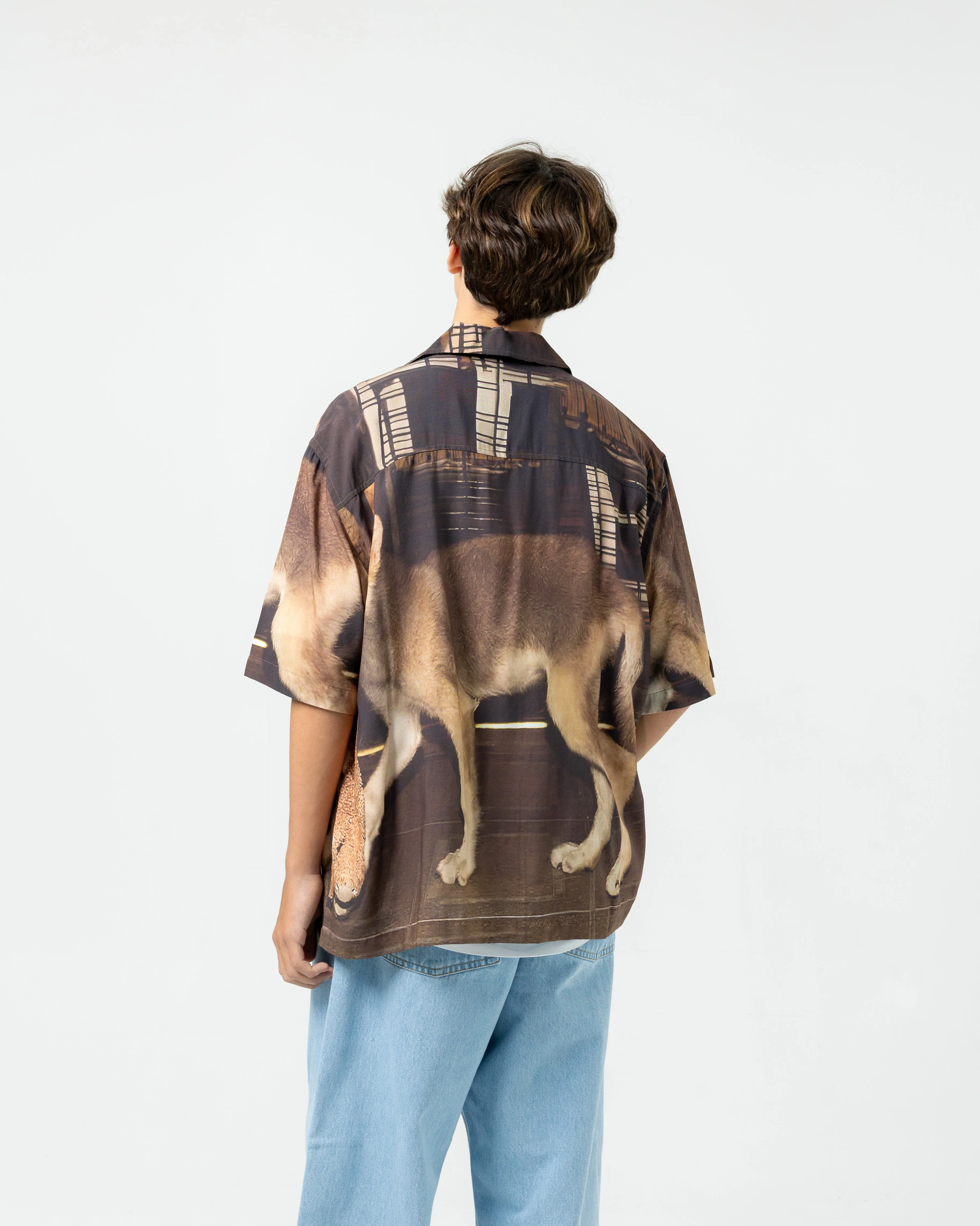 Camp Collar Shirt | Brown