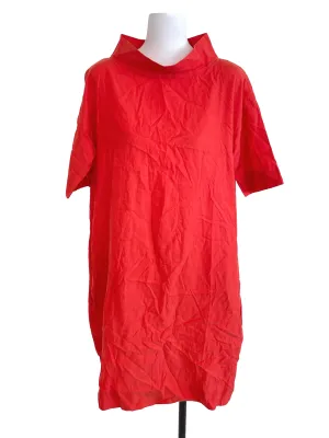 Candy Red High Neck Dress