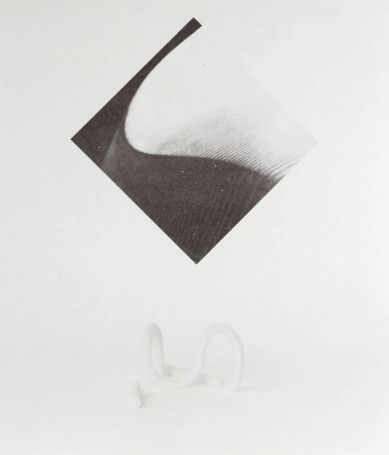 CAROL BOVE, "WHITE COLUMNS" SILKSCREEN, 2014