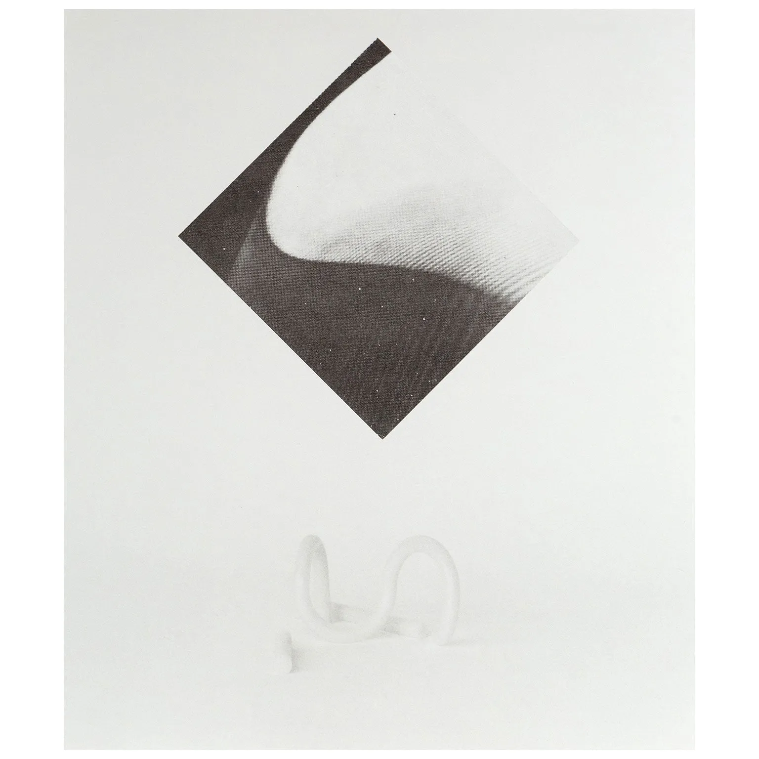 CAROL BOVE, "WHITE COLUMNS" SILKSCREEN, 2014