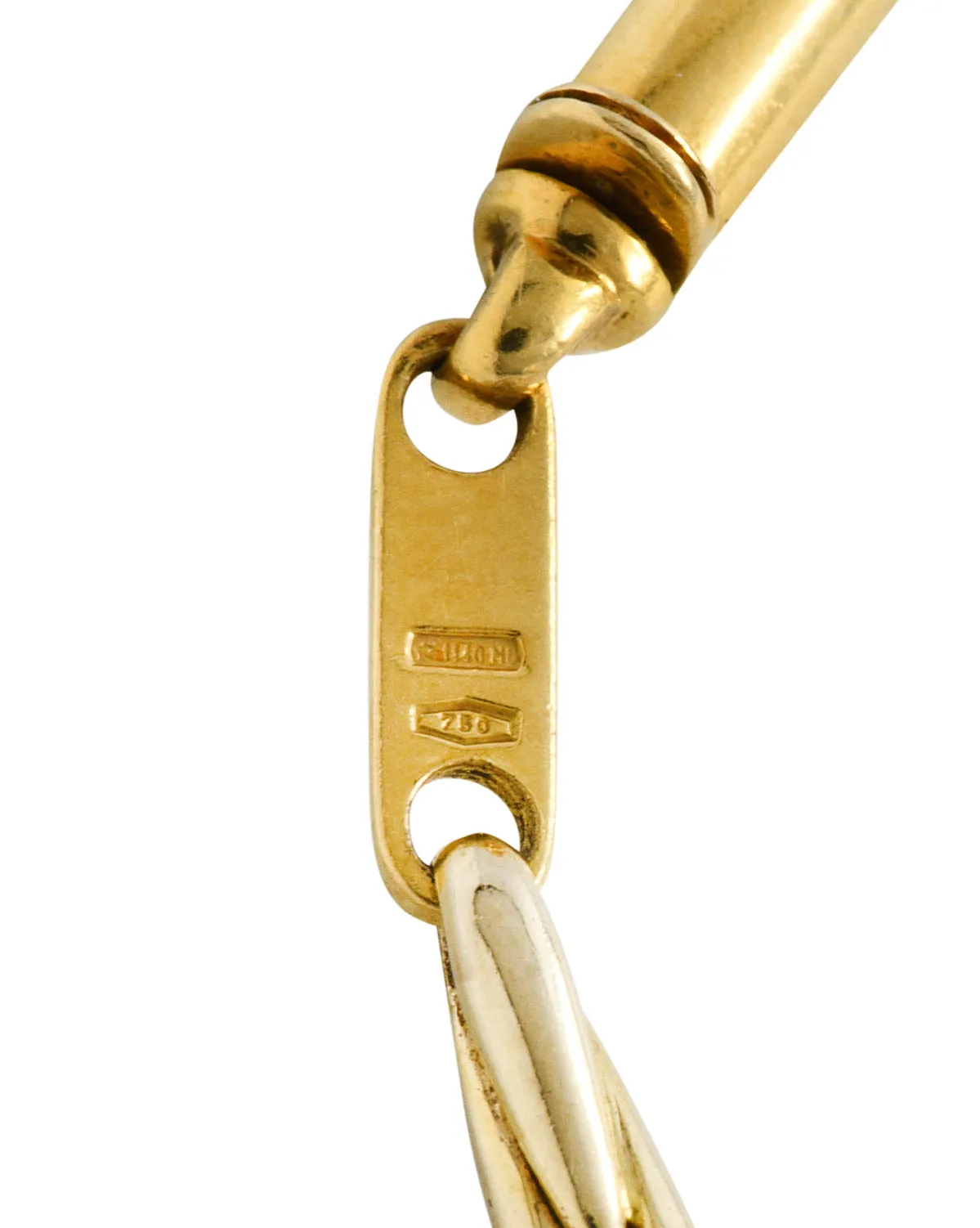 Cartier Two-Tone 18 Karat Gold Chain Link Vintage Necklace