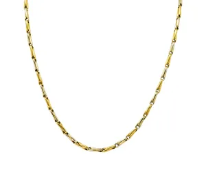 Cartier Two-Tone 18 Karat Gold Chain Link Vintage Necklace