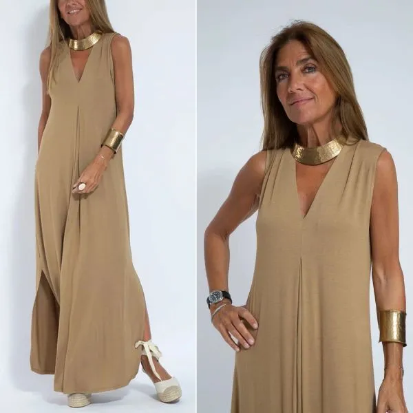 CASSIDY | STYLISH TUMMY COVERING DRESS   FREE VEST