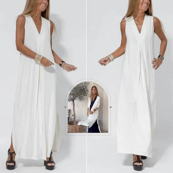 CASSIDY | STYLISH TUMMY COVERING DRESS   FREE VEST