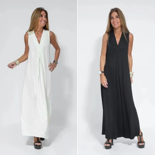 CASSIDY | STYLISH TUMMY COVERING DRESS   FREE VEST