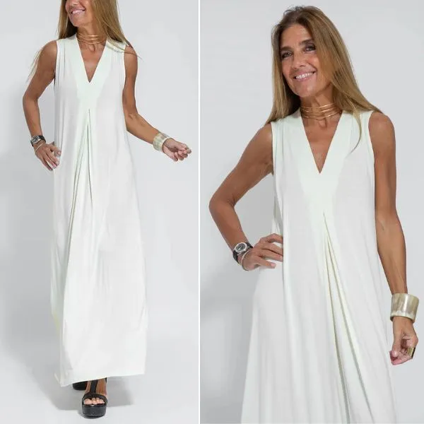 CASSIDY | STYLISH TUMMY COVERING DRESS   FREE VEST