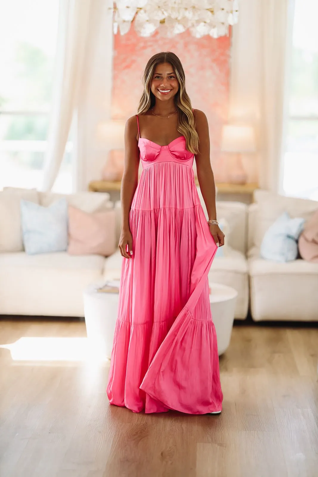 Caviar Dreams Maxi Dress - Pink