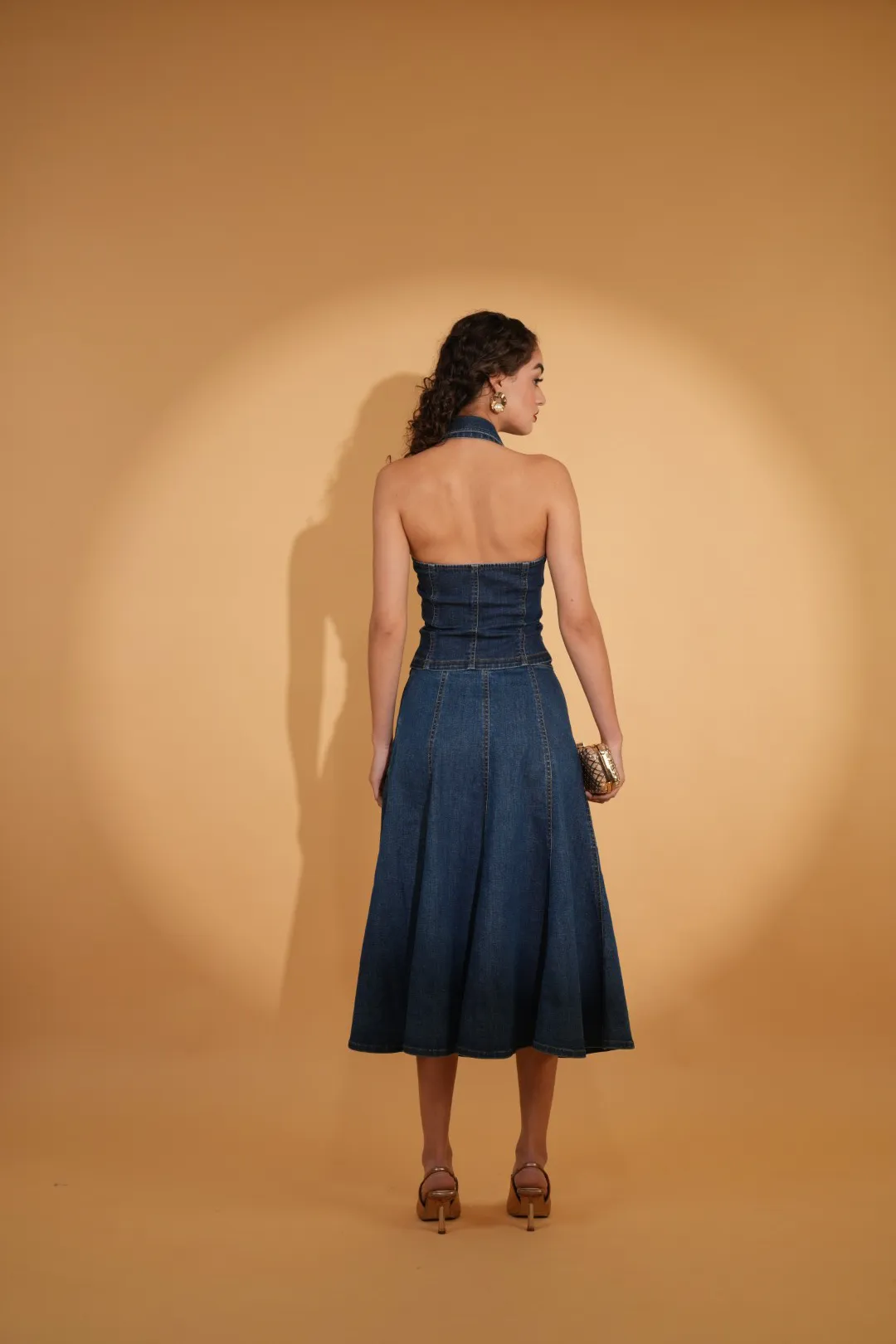 CECE DENIM WAISTCOAT