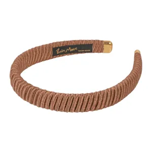Celine 2 cm Brown Headband