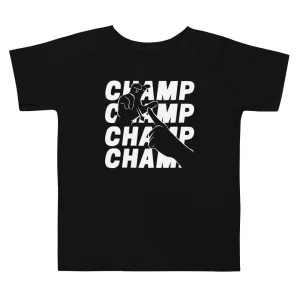 CHAMP - Toddler Short Sleeve Tee (White Ink)