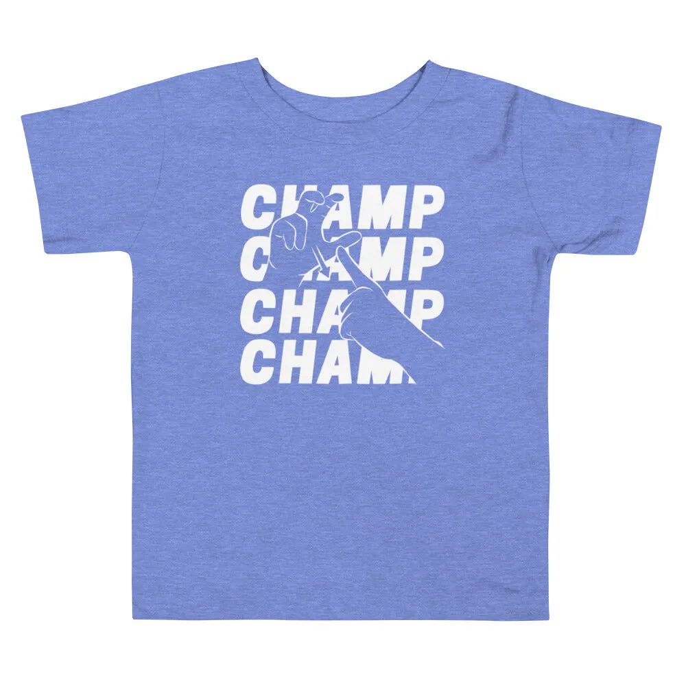 CHAMP - Toddler Short Sleeve Tee (White Ink)