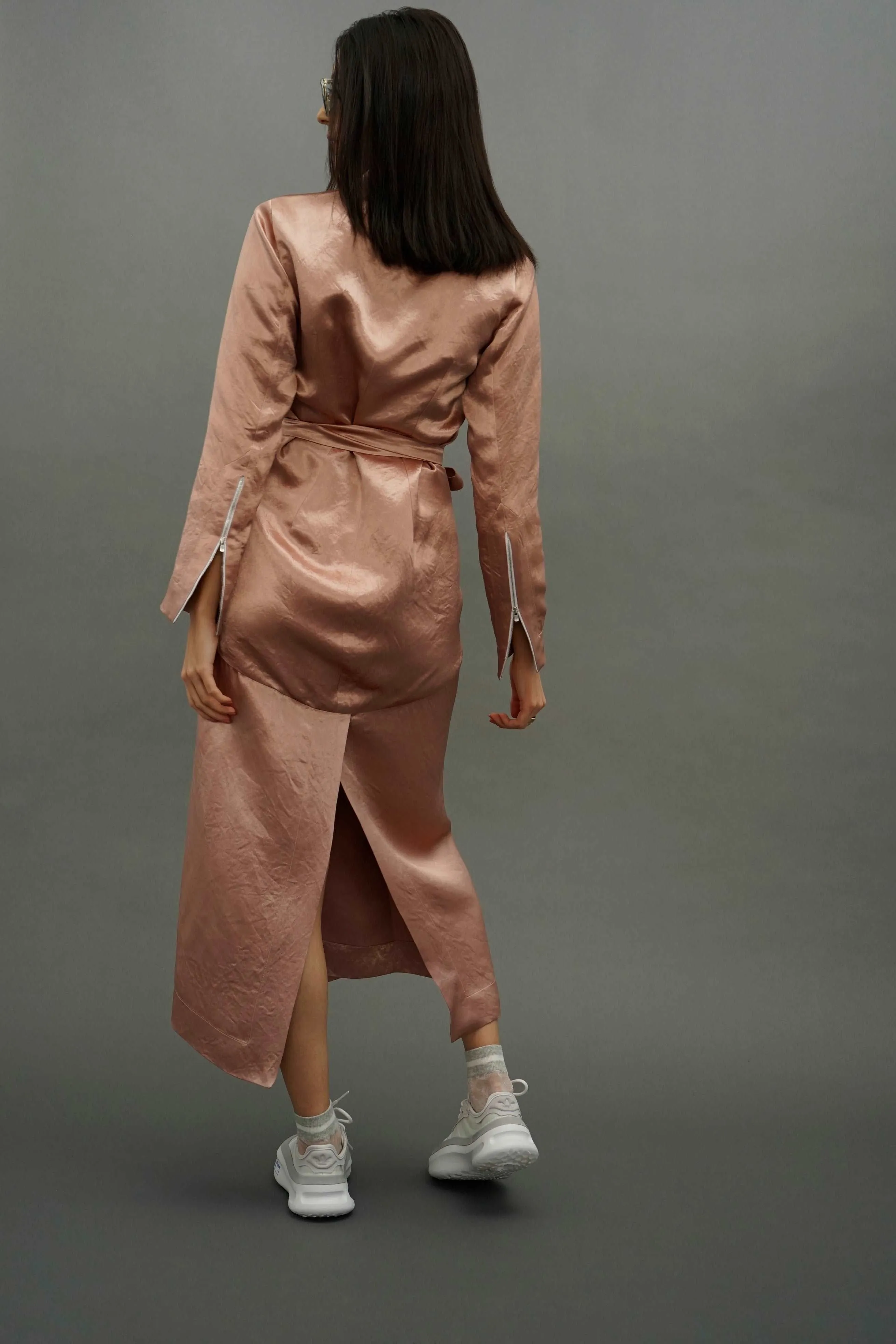 Chani Rose Long Sleeve Wrap Dress