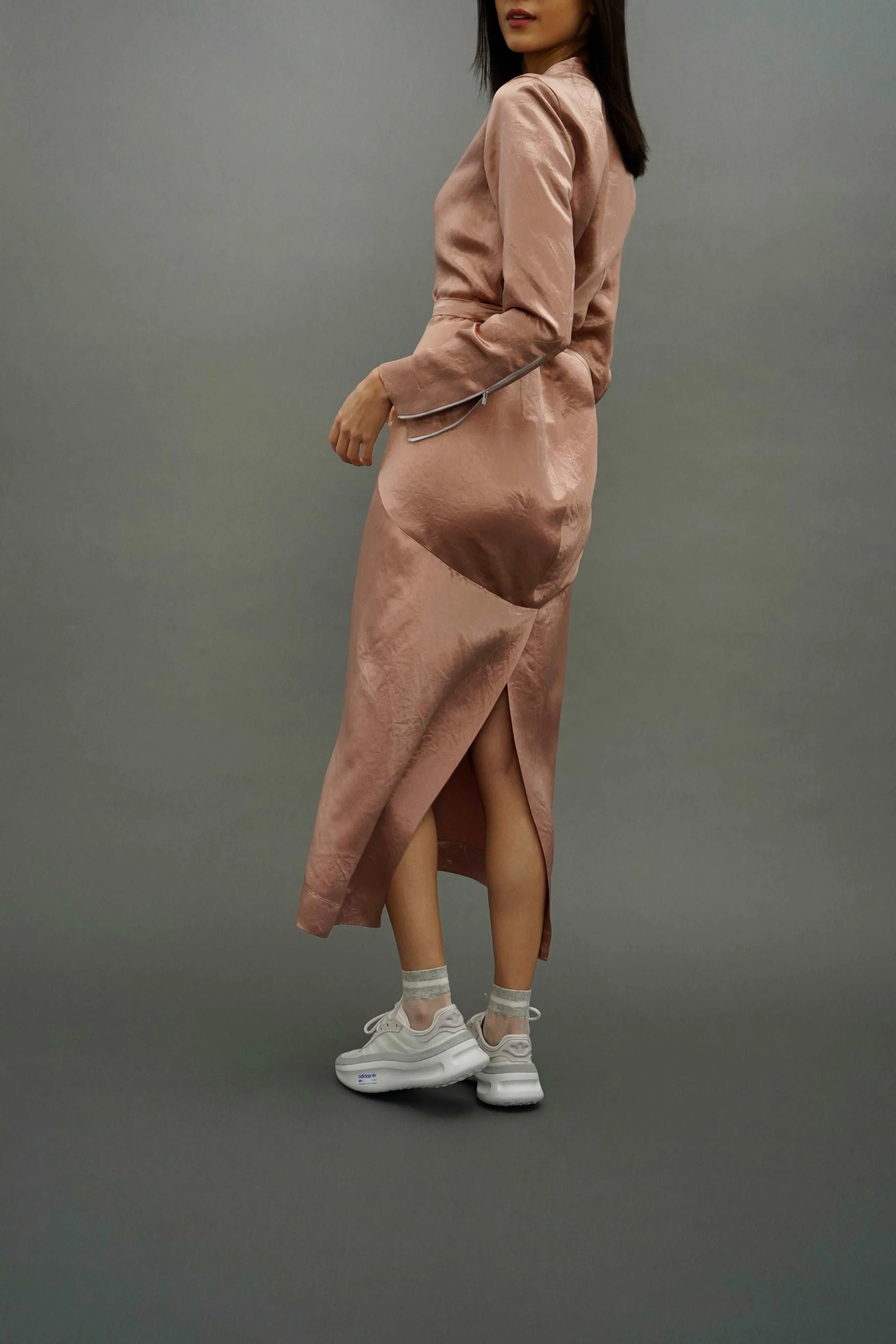 Chani Rose Long Sleeve Wrap Dress