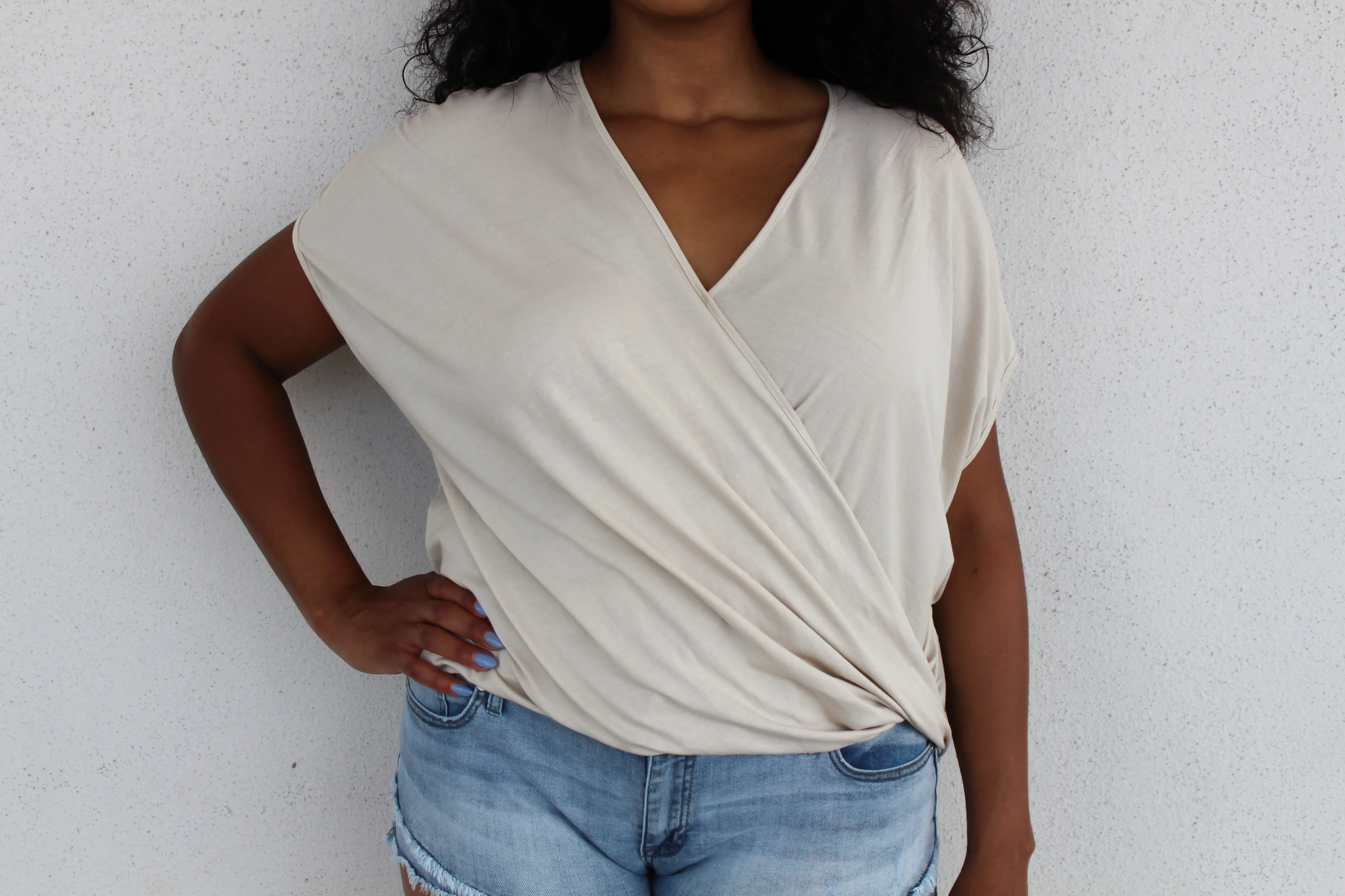 Channelside Top - BEIGE