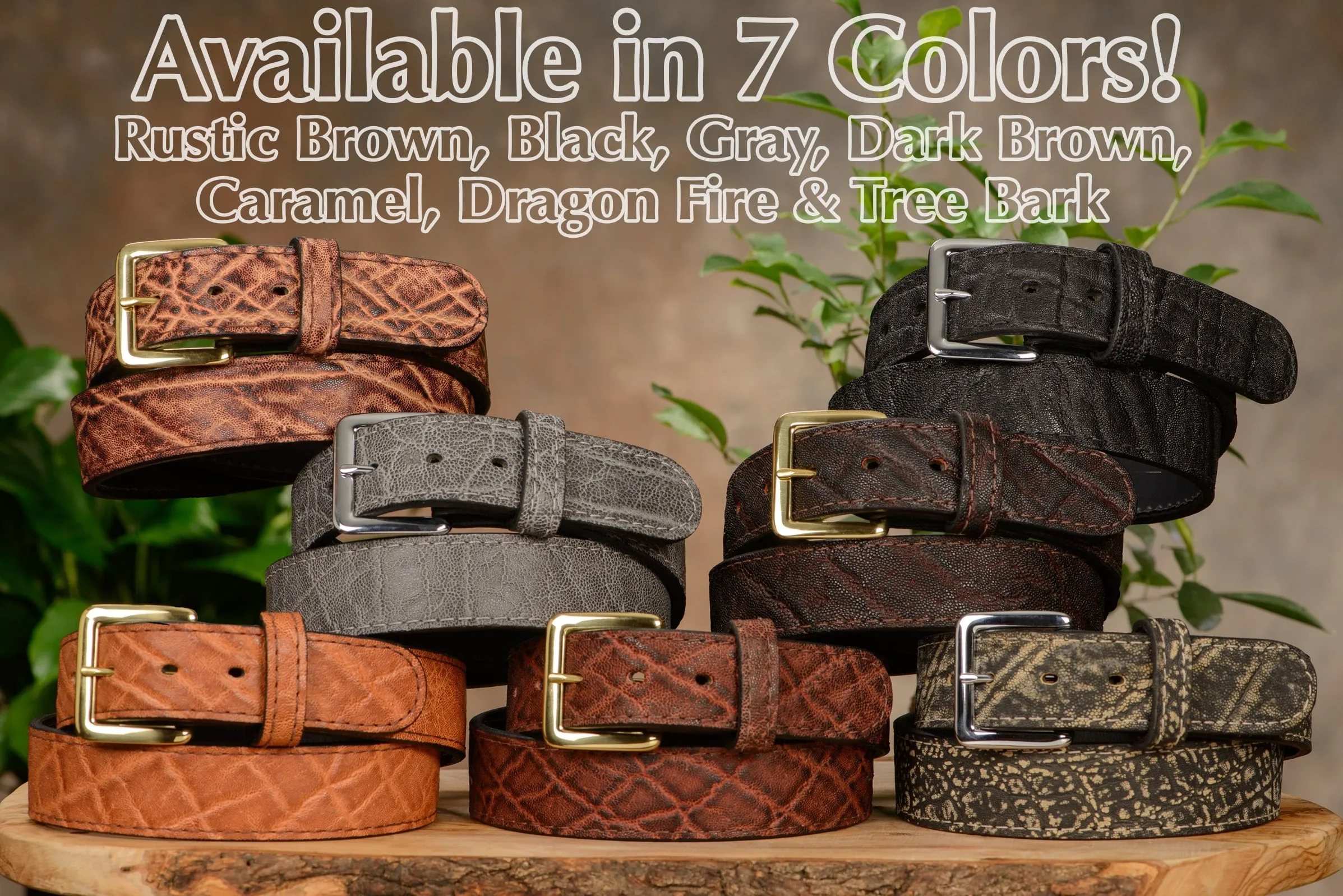 Charcoal Gray Elephant Money Belt With 25" Zipper