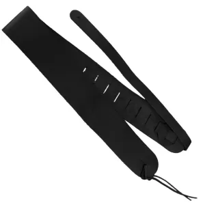 Clayton - Classic Leather Guitar Strap 2 1/2" Black