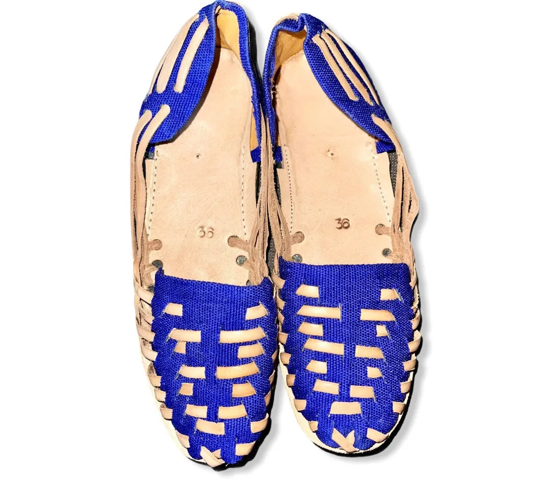 Cobalt Blue Huaracha- Huarachas Azul Oscuro