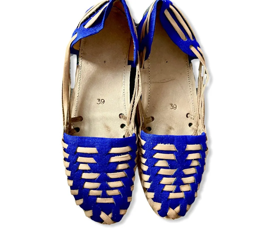 Cobalt Blue Huaracha- Huarachas Azul Oscuro