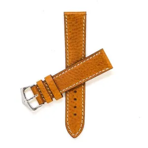 Cognac Leather Watch Strap - Cognac color