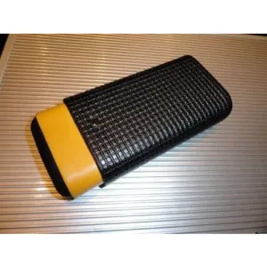 Cohiba Black & Gold Leather & wood Cigar Case