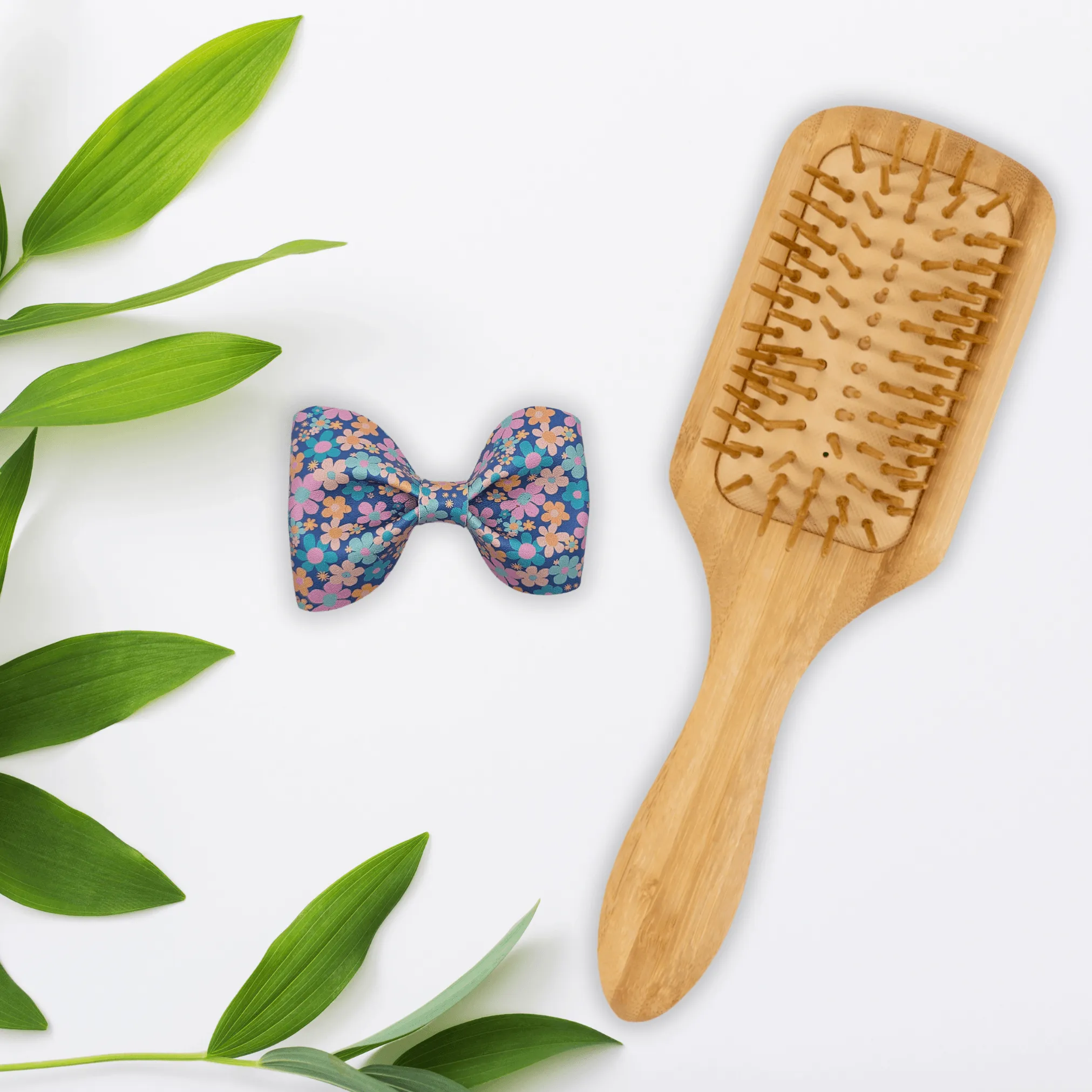 Colorful Smiles Pinch Hair Bow