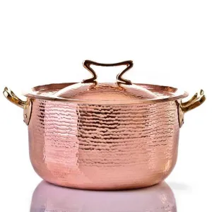 Copper Dutch Oven 5.5 qt  w Standard Lid