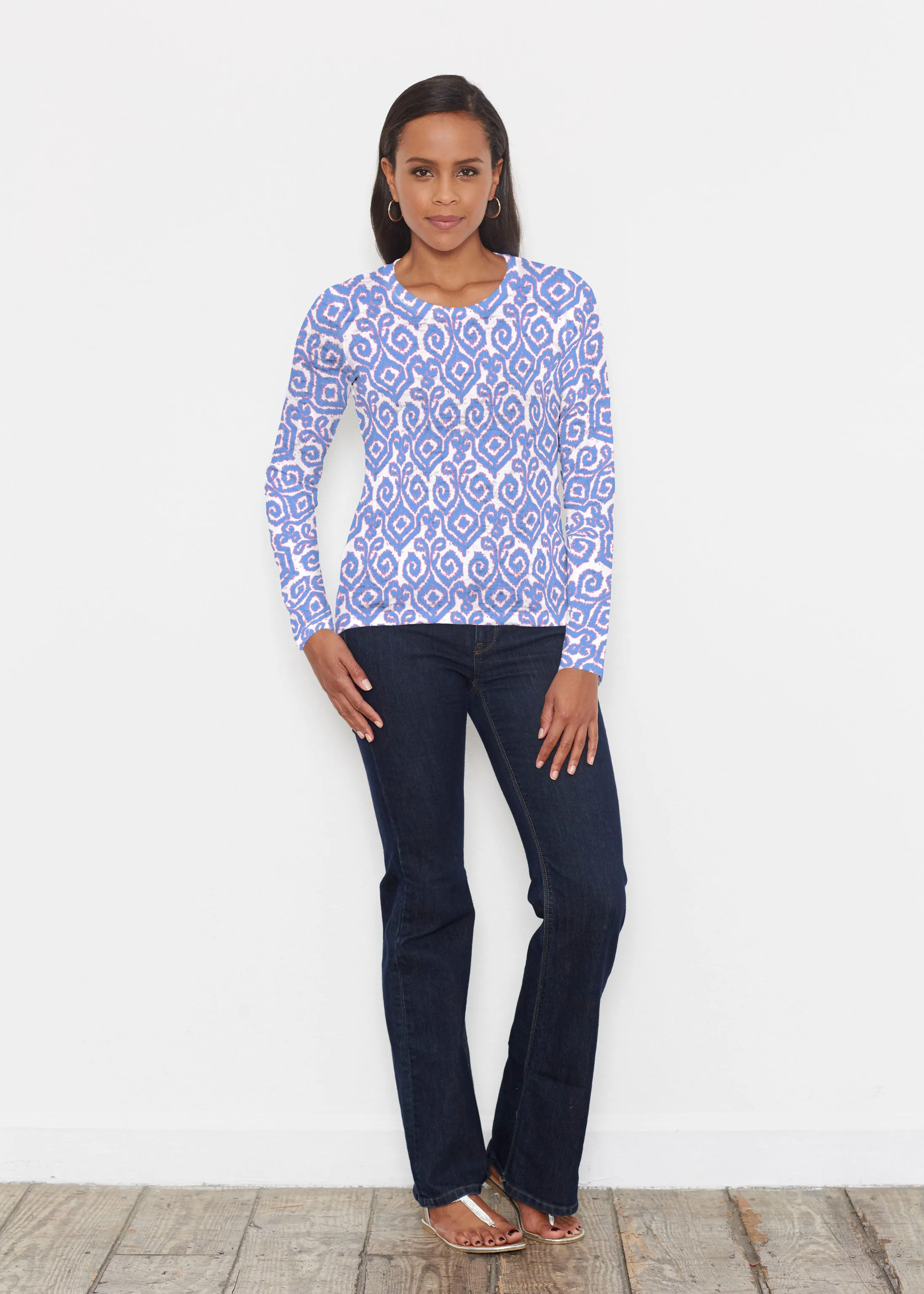 Crayola Royal (8023) ~ Signature Long Sleeve Crew Shirt