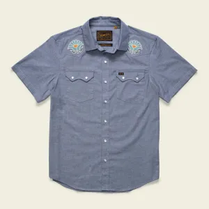 Crosscut Deluxe Shortsleeve Shirt | Fresh Blooms Indigo | Howler Brothers