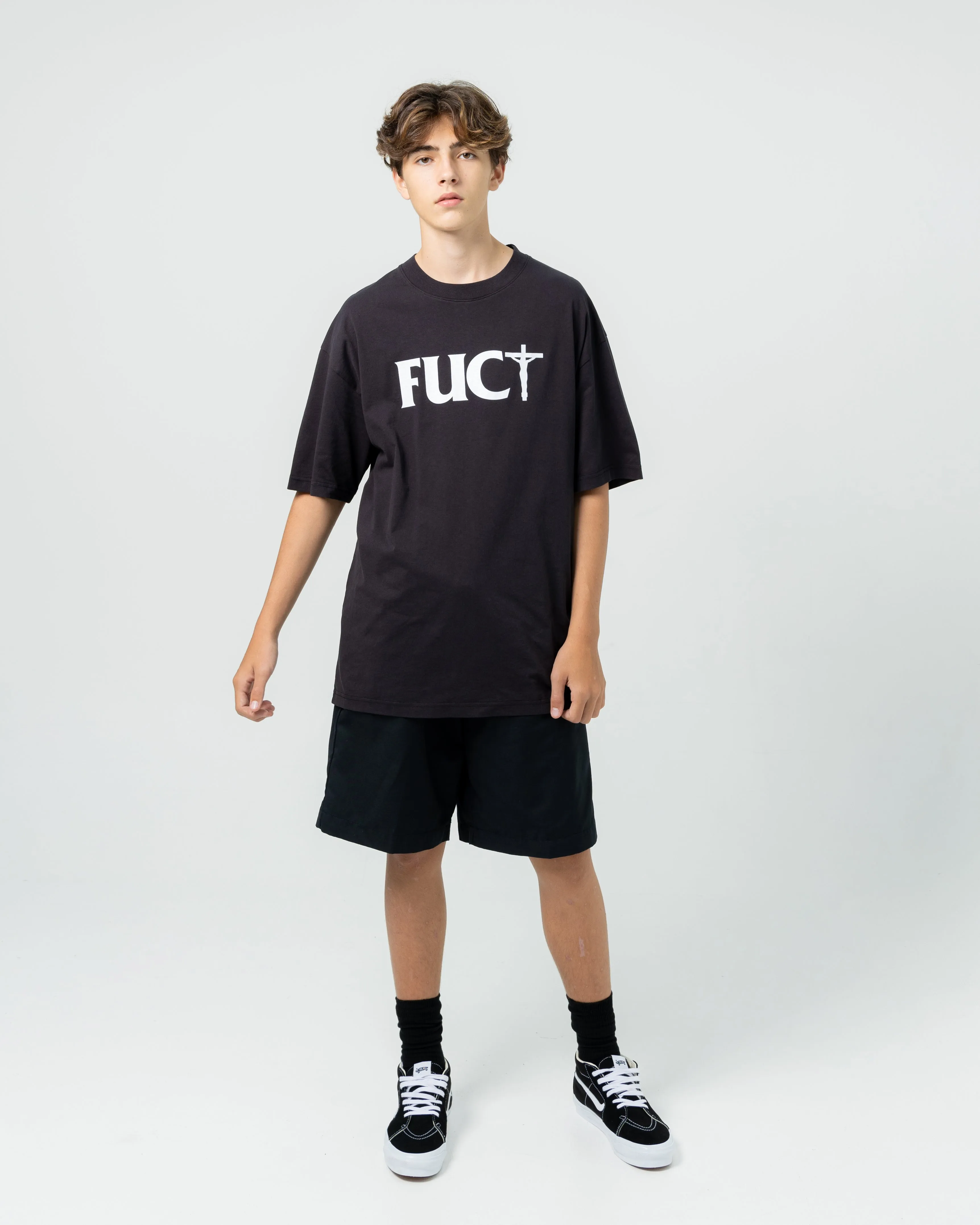 Crossed Tee | White