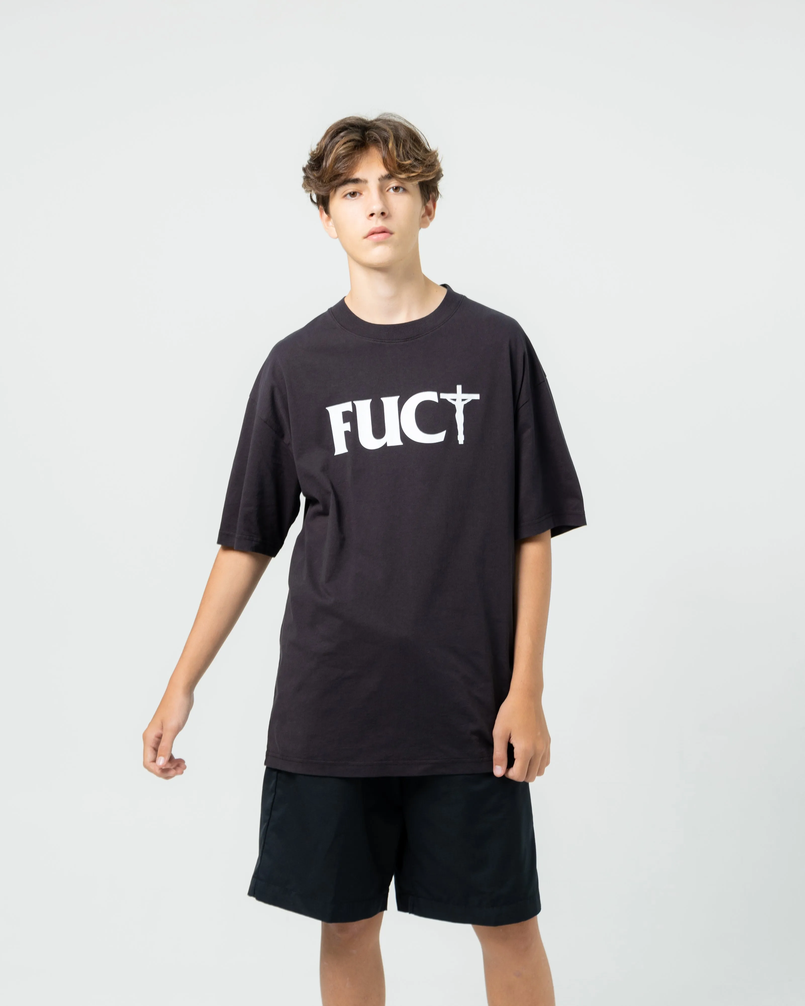 Crossed Tee | White