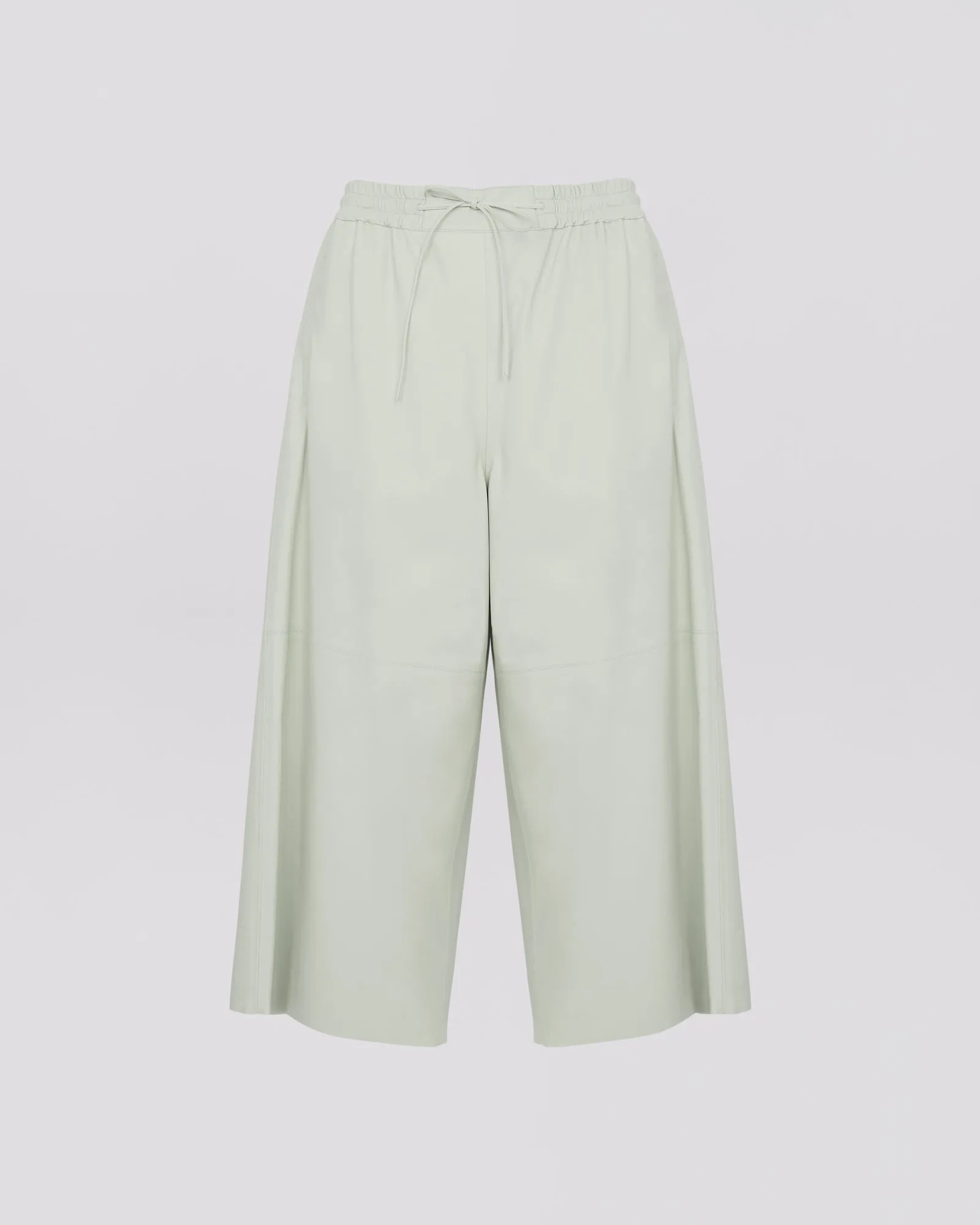 Culottes in fine lambskin leather