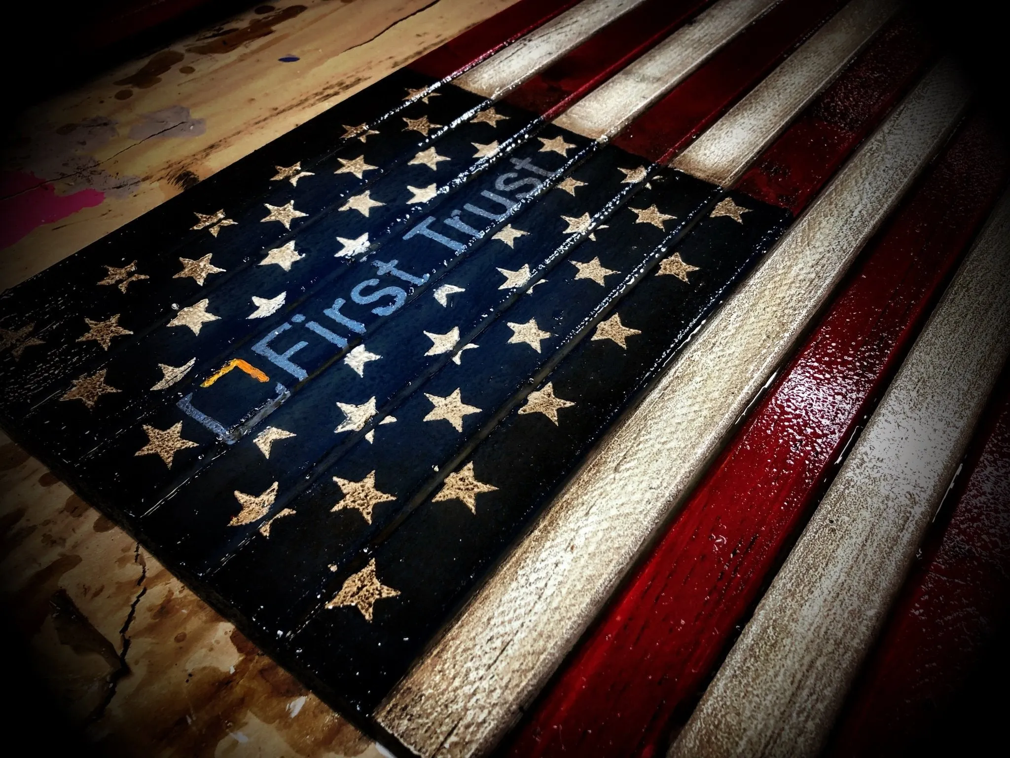 Custom Designed American Flag