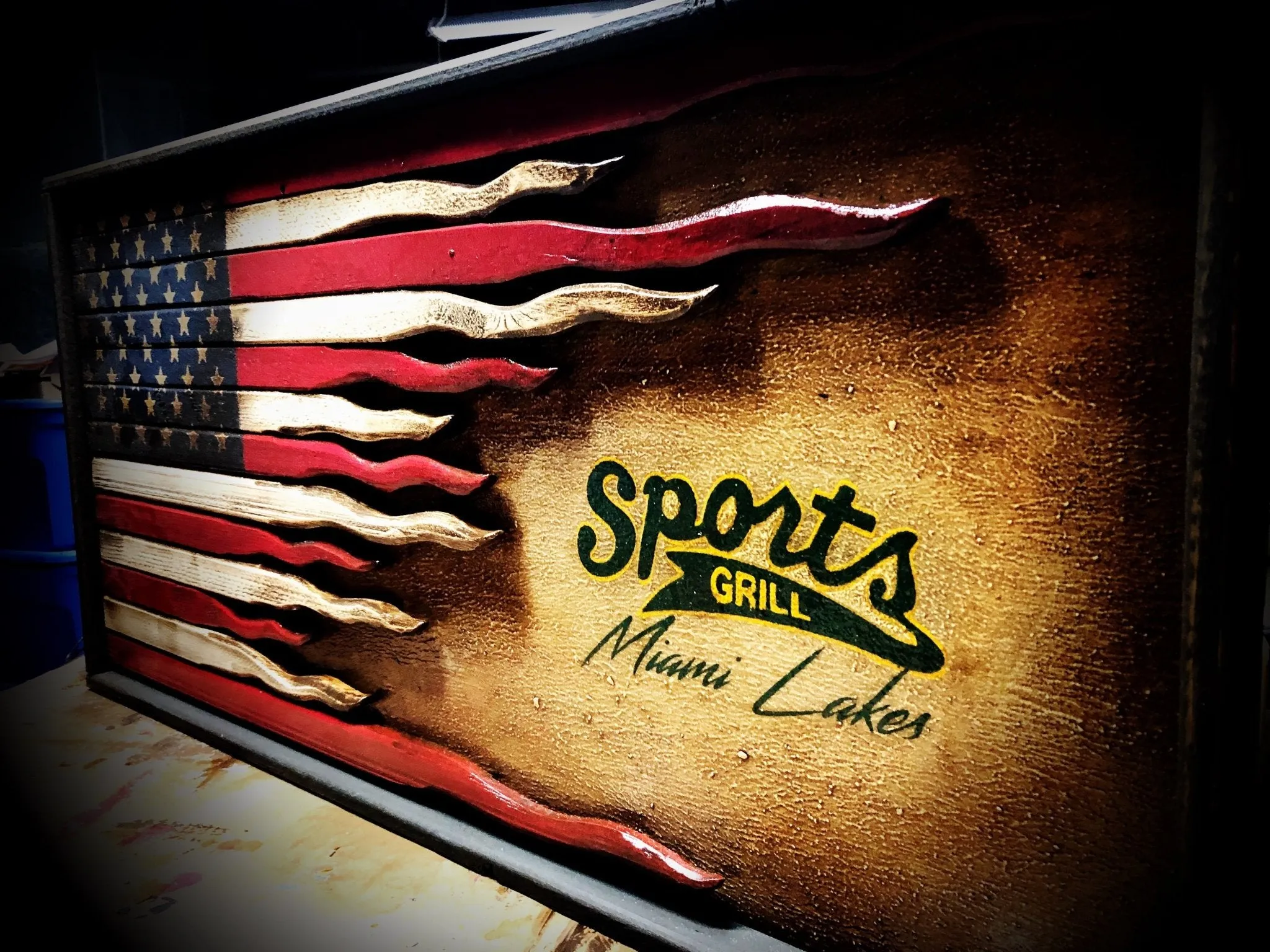 Custom Designed American Flag