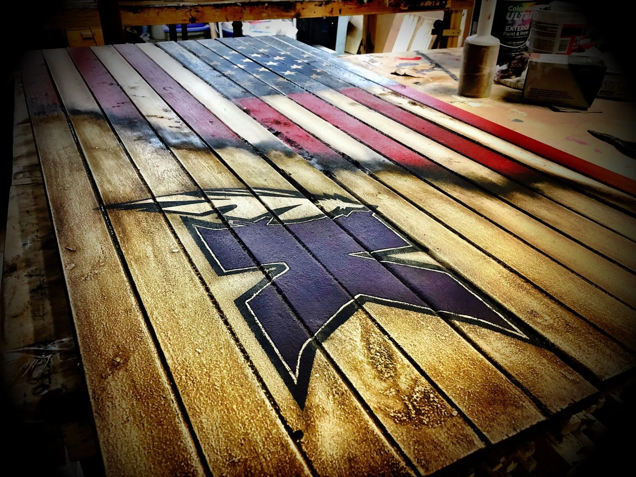 Custom Designed American Flag