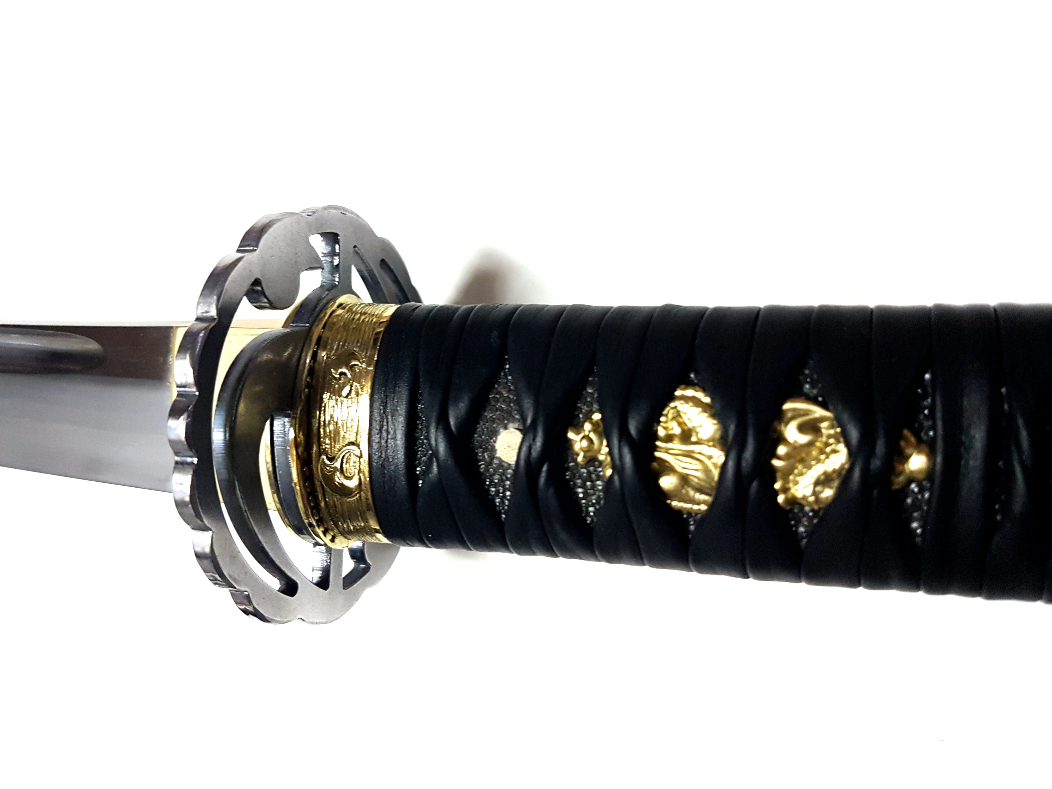 Custom Flame Ginko Katana