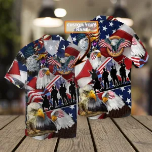 Custom Hawaiian Shirt - American - Fuly 1