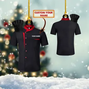 Custom Shaped Ornament - Chef Uniform 1 - Nt168 - Loop - Ct211