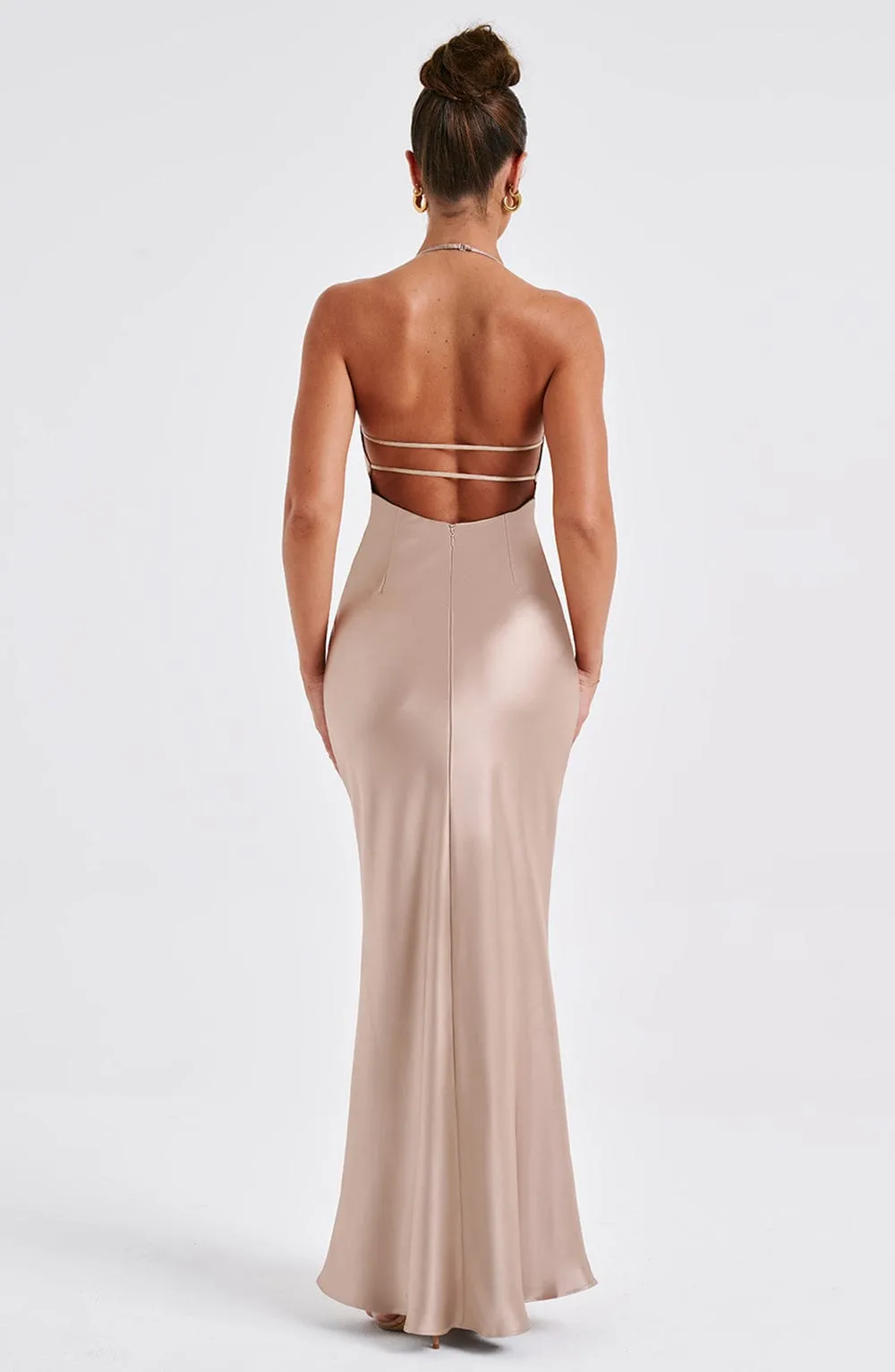 Dahlia Maxi Dress - Champagne