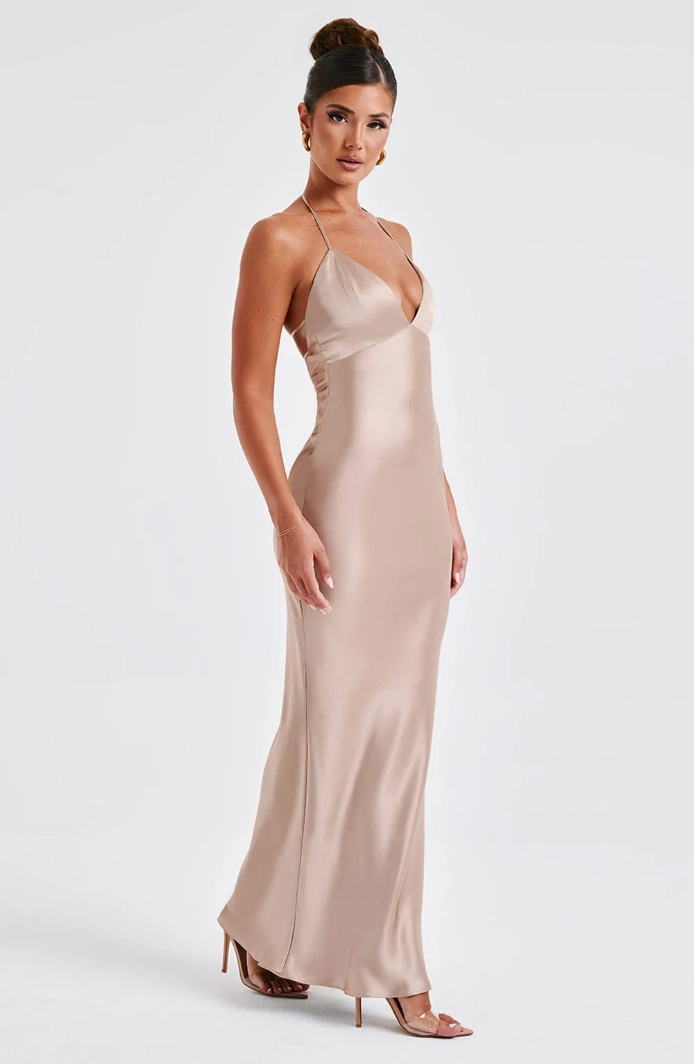 Dahlia Maxi Dress - Champagne