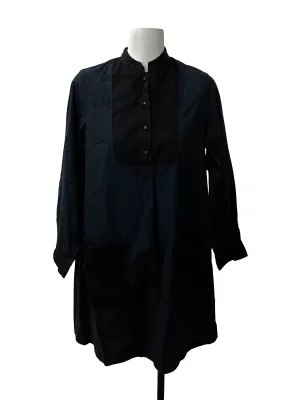 Dark Blue Button Down Dress